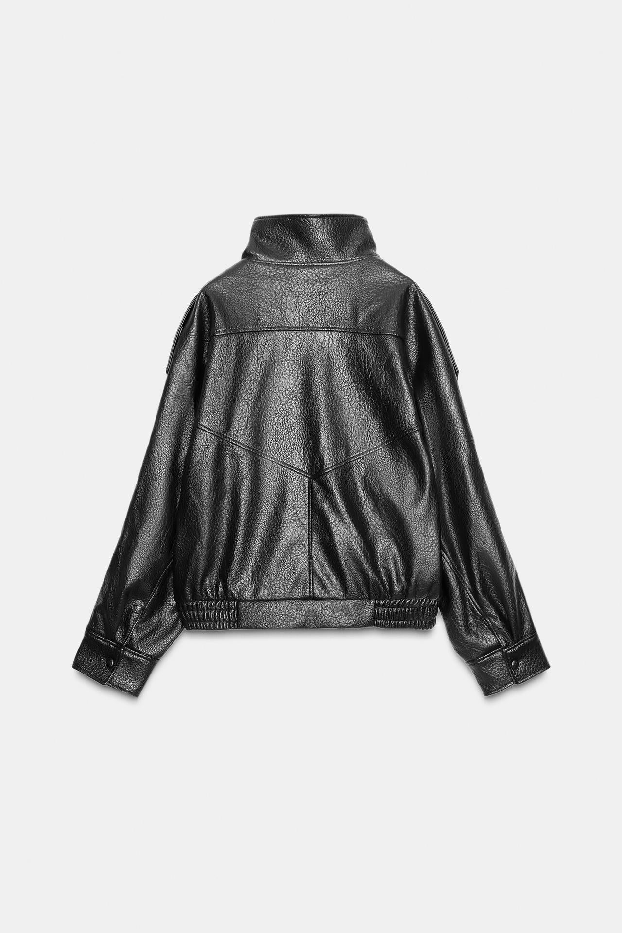 Mujer | Leather Bomber