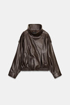 Mujer | Leather Bomber