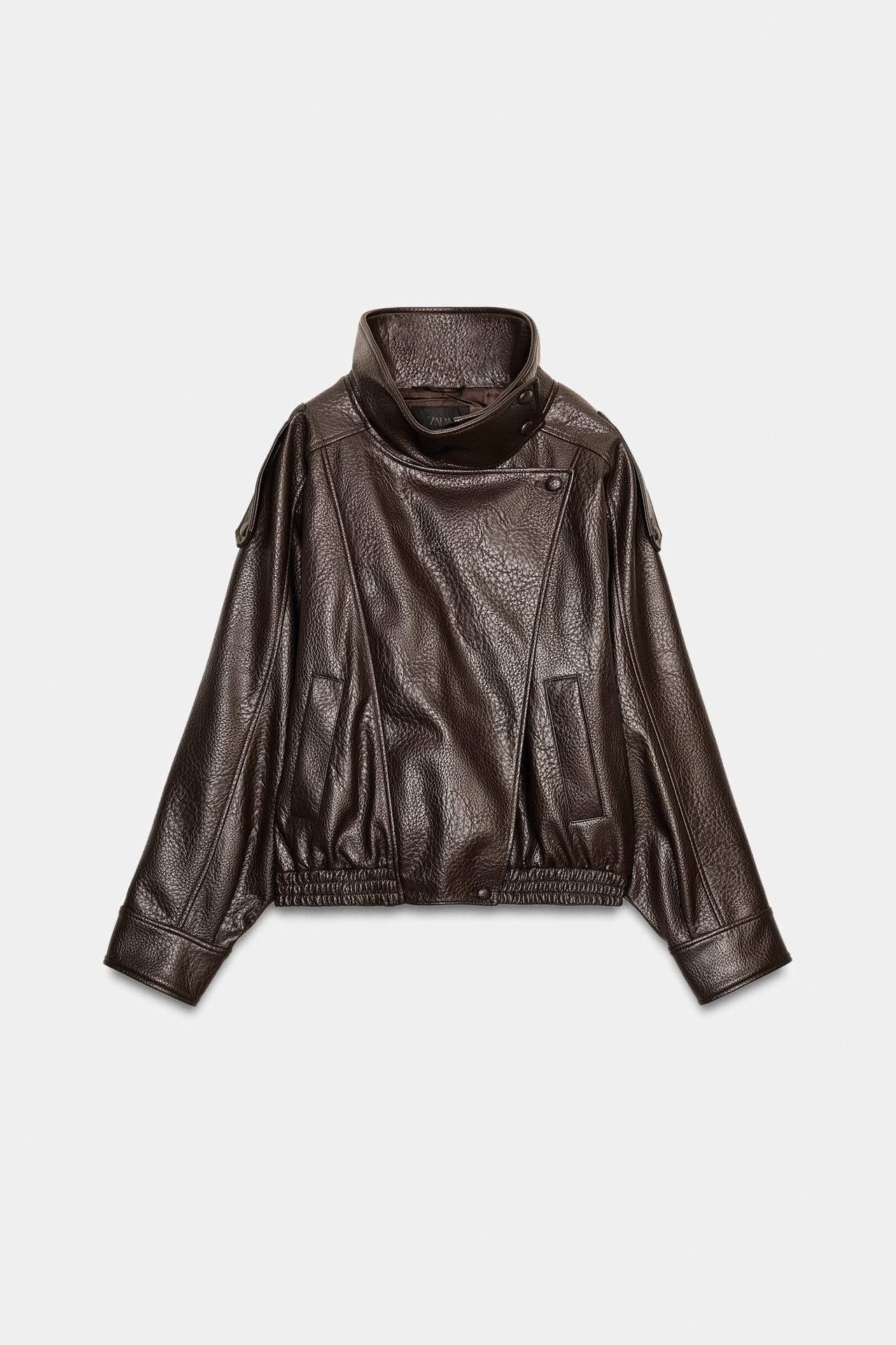 Mujer | Leather Bomber