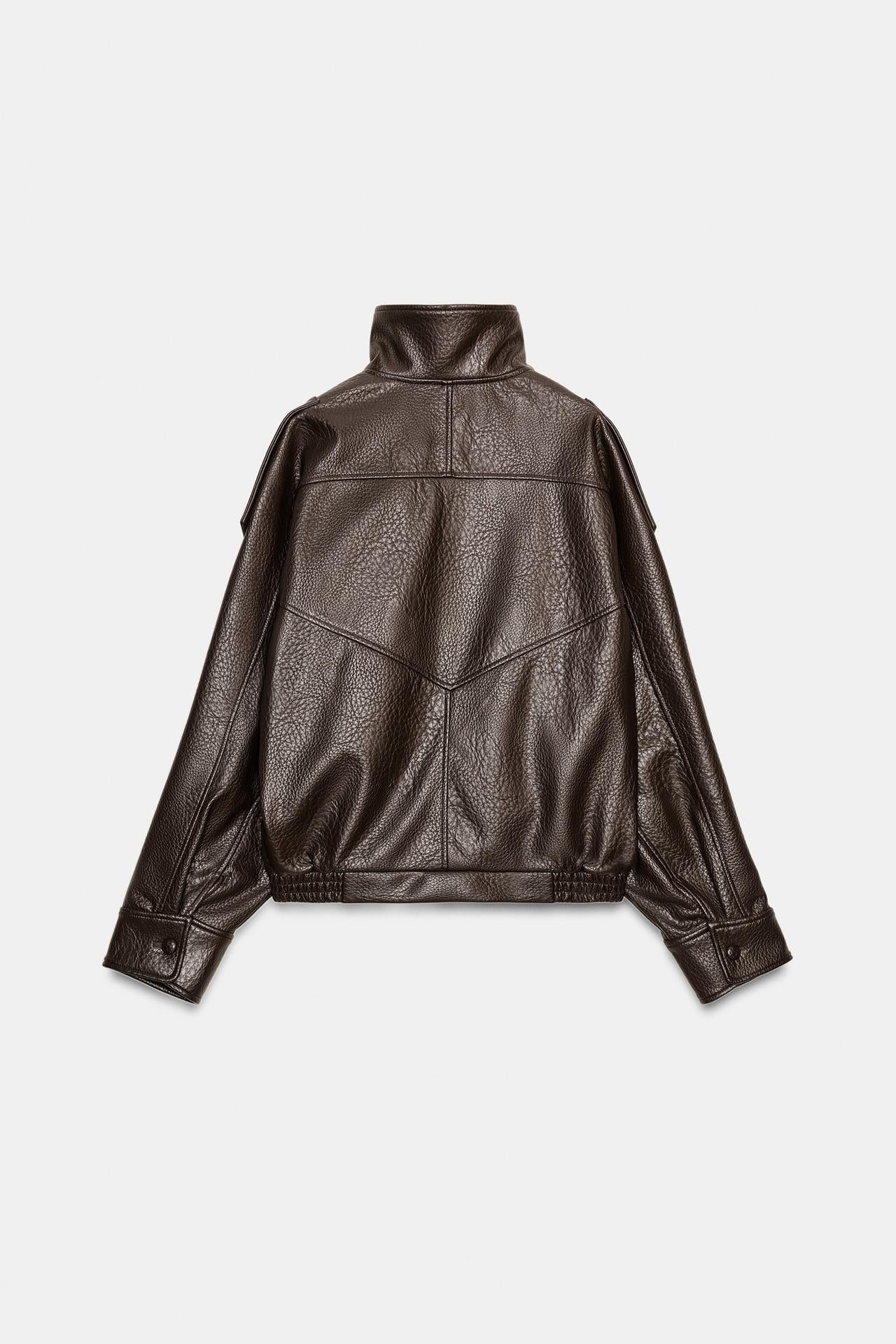 Mujer | Leather Bomber