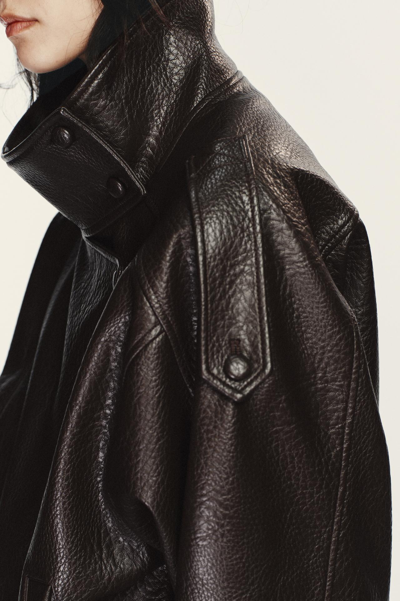 Mujer | Leather Bomber