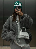 Ivy Manhattan | Ribbed Bomber Jacket