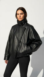 Mujer | Leather Bomber