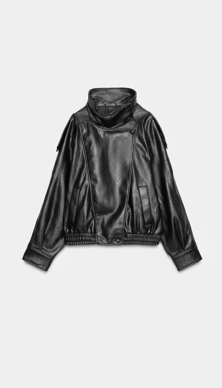 Mujer | Leather Bomber