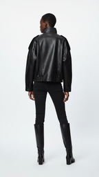 Mujer | Leather Bomber