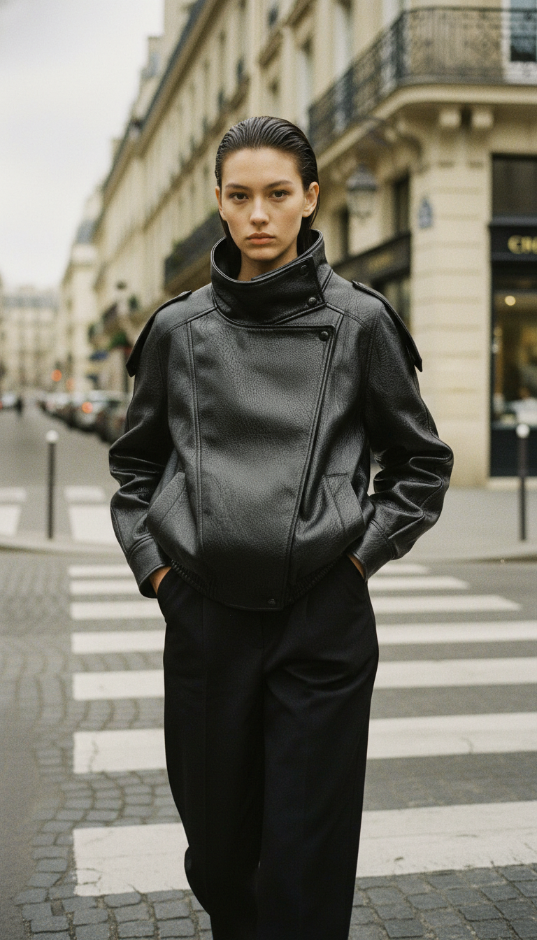 Mujer | Leather Bomber