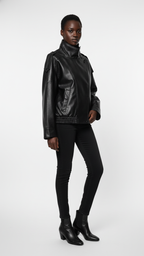 Mujer | Leather Bomber