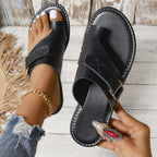 Ashmira Leather Sandals