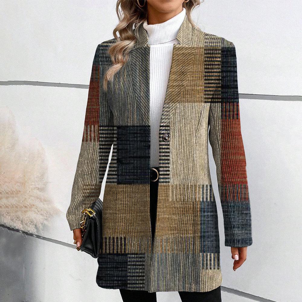 SARA™ - Patchwork Elegance Blazer