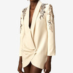 GIADA™ | ELEGANT EMBROIDERED BLAZER DRESS