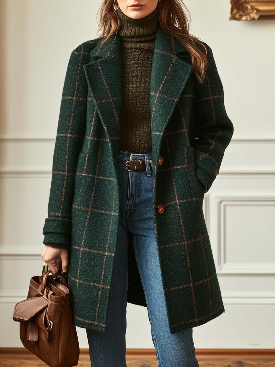 Aurora Heritage Plaid Coat