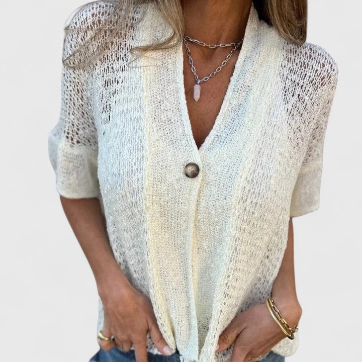 Calista | Elegant Knitted Shirt
